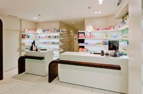 pharmacy Display Showcase