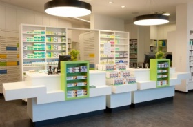 pharmacy Display Showcase