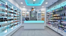 pharmacy Display Showcase