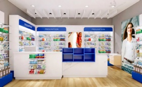 pharmacy Display Showcase